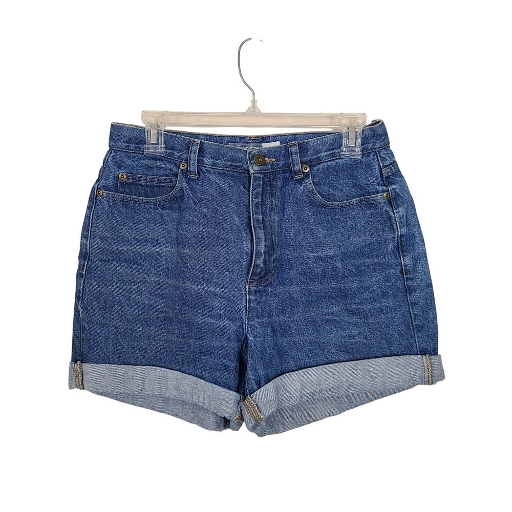 Liz Claiborne Classic Fit High Rise Denim Shorts 8 90s Minimalist Capsule Basic